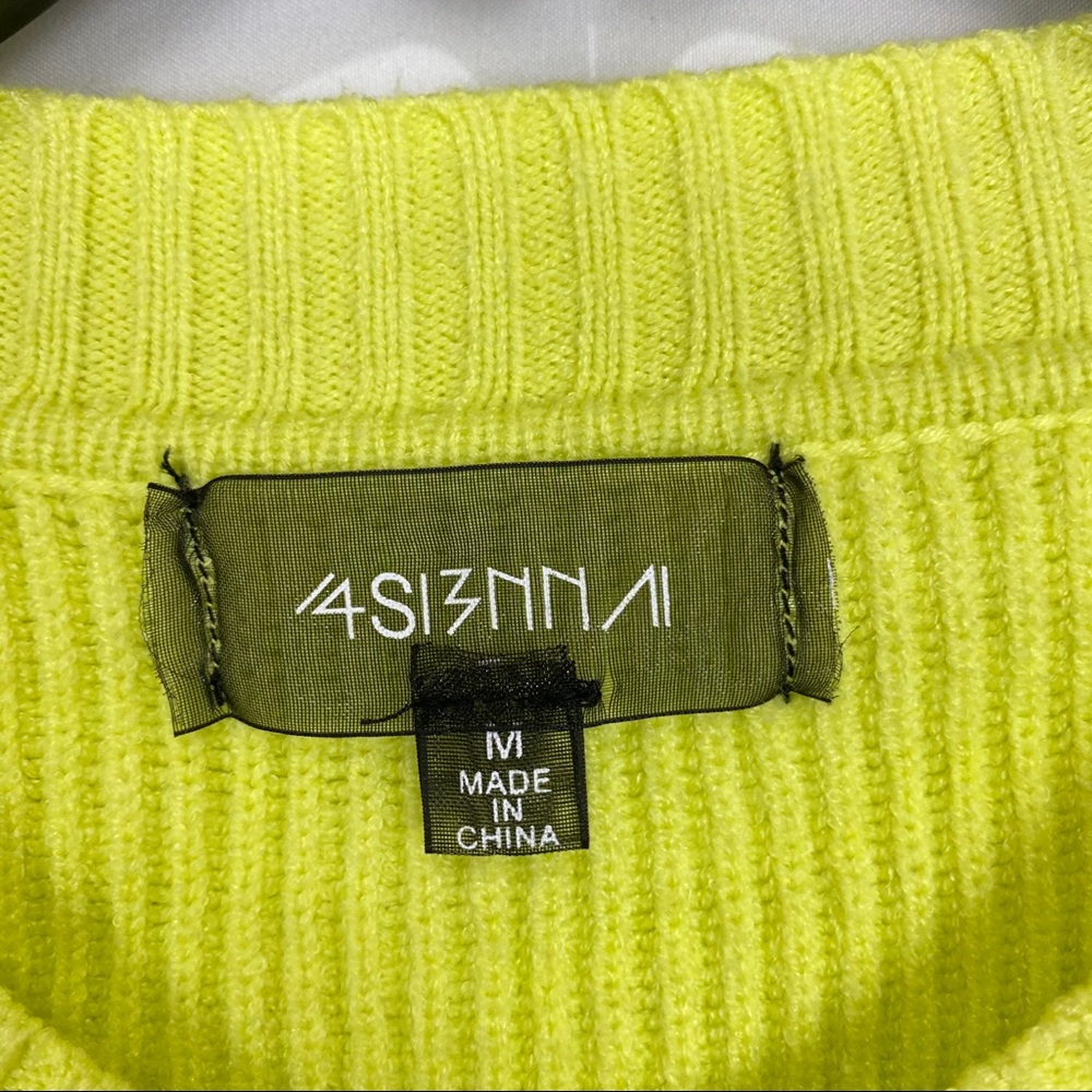 4SI3NNA Ribbed Crop Crewneck Sweater - Picture 8 of 9